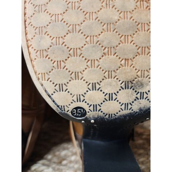 Jelly Pop Brown Fashion Ankle Boots Bootiie Straps Size 8.5 M Steampunk Look - Picture 11 of 11